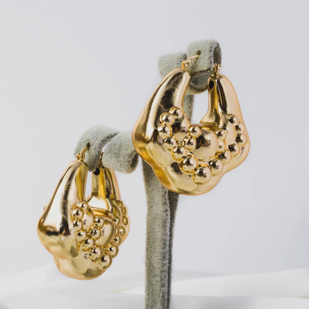 

ZEADear Jewelry Fashion Earrings Copper African Nigeria Large Style Hoop Earrings For Women High Quality Classic Party Wedding