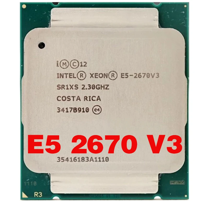 

Официальная версия смартфона Intel ЦП Xeon SR1XS X99 2,30 ГГц 30M 12-ядерный процессор E5 2670 Φ V3 процессор E5 2670V3 CPU