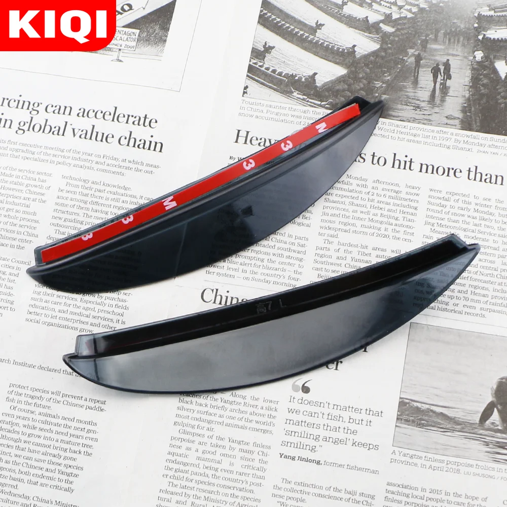 

KIQI Car Rain Shield Eyebrow for Volkswagen VW Golf 7 MK7 7.5 MK7.5 2013 - 2019 Car Stick Rear Rearview Glass Mirror Trim Frame