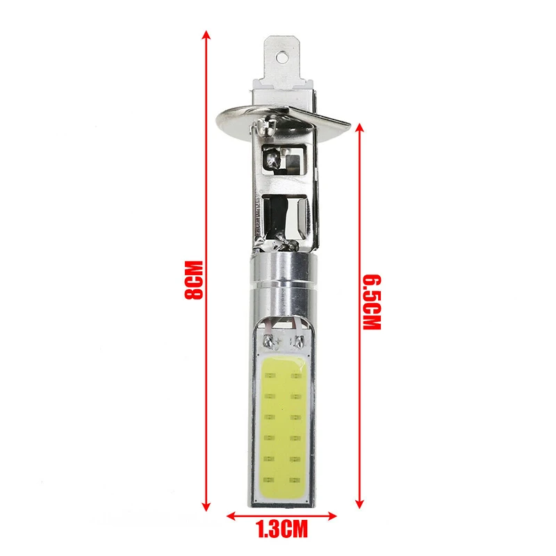 Автомобильные ходовые огни DRL H1 светодиодные лампы белого цвета 6000K