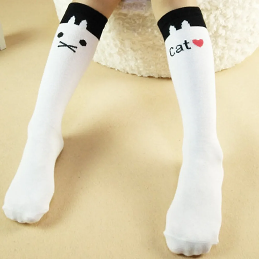 Милые колготки для малышей детские гетры до колена одна пара хлопковые чулки