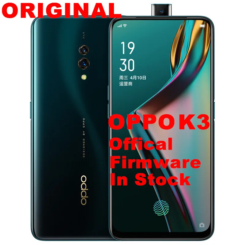 DHL быстрая доставка новый смартфон Oppo K3 4G LTE Android 9 0 Восьмиядерный 6 5 &quot2340X1080 8 ГБ
