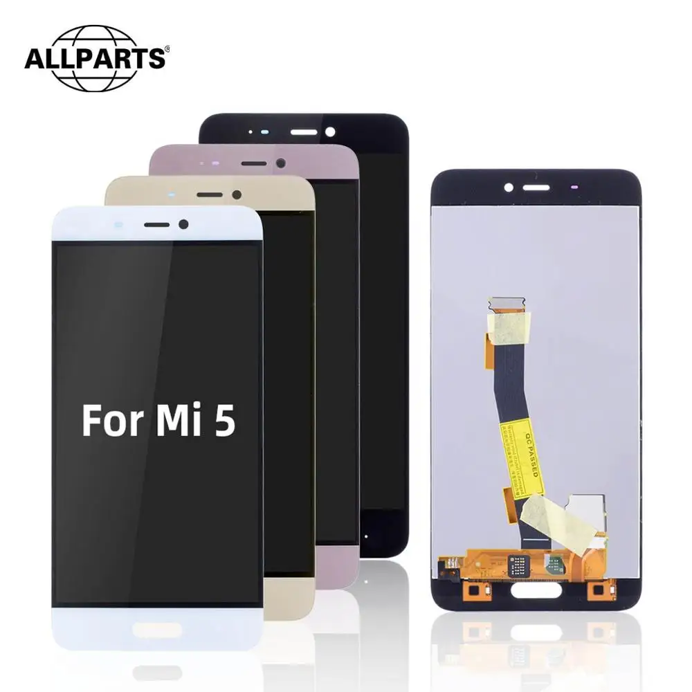 Дисплей для XIAOMI Mi5 LCD в сборе с тачскрином на рамке Оригинал 5.15'' черный