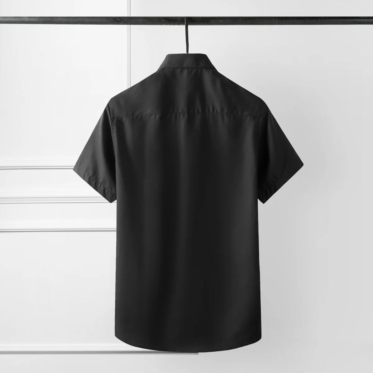Летние роскошные мужские рубашки с вышивкой и коротким рукавом Camisa Masculina размера
