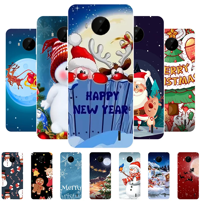 

Christmas Case For Nokia C20 Plus Case Silicone Phone Cover For Nokia C20 Plus Soft Bumper for Nokia C20 C 20 C20Plus Back Cover