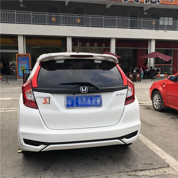 Спойлер для Honda fit jazz 2018-2019 RSDD АБС-пластик цветной задний спойлер автомобиля |