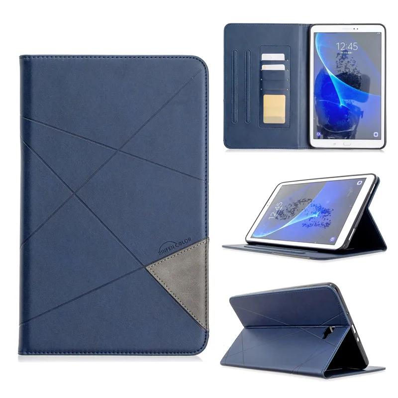 Для Samsung Galaxy Tab A A6 10 1 2016 SM-T580 T580N T585 T585C чехол для планшета роскошный бизнес Смарт