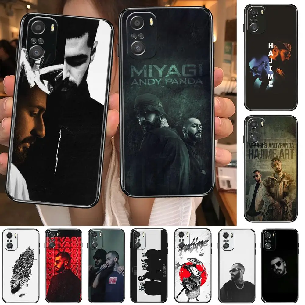 

Miyagi & Andy Panda Phone Case For xiaomi redmi 11 Lite pro Ulitra 10 9 8 MIX 4 FOLD 10t Black Cover Silicone Back Prett