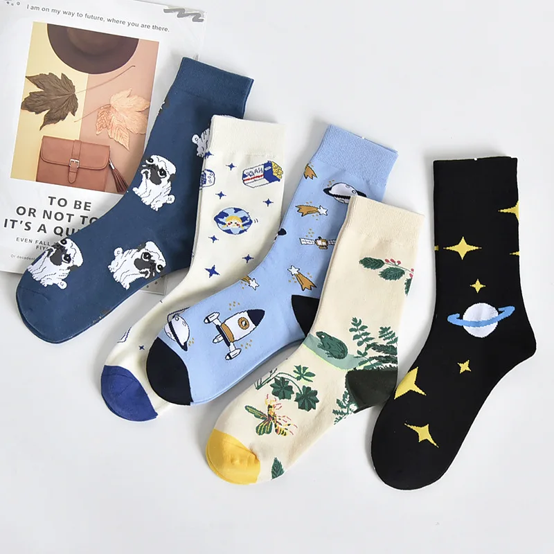 SP & CITY Ins/стильные женские носки с героями мультфильмов в стиле Харадзюку