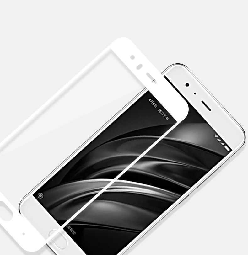 

3D 0.26mm 9H Premium Tempered Glass For Xiaomi Mi6 Mi 6 high quality Screen Protector Toughened protective film For Xiaomi Mi6