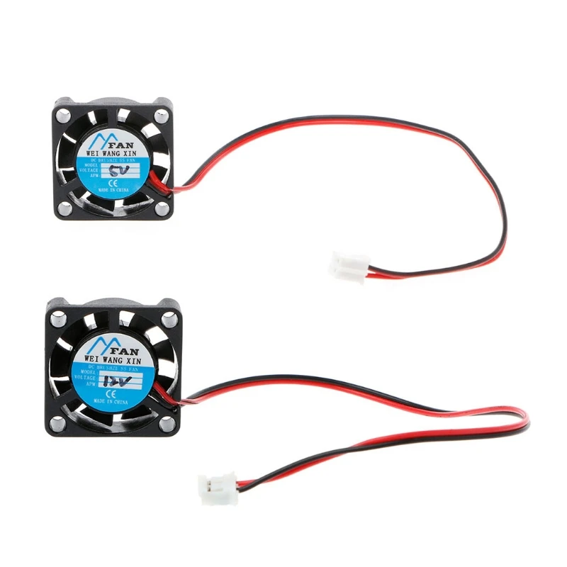Mini Cooling Fan for Computer 25×25×7mm DC 5V 12V 2-Pin Cooler Brushless Chipset Heatsink 2507 | Электроника