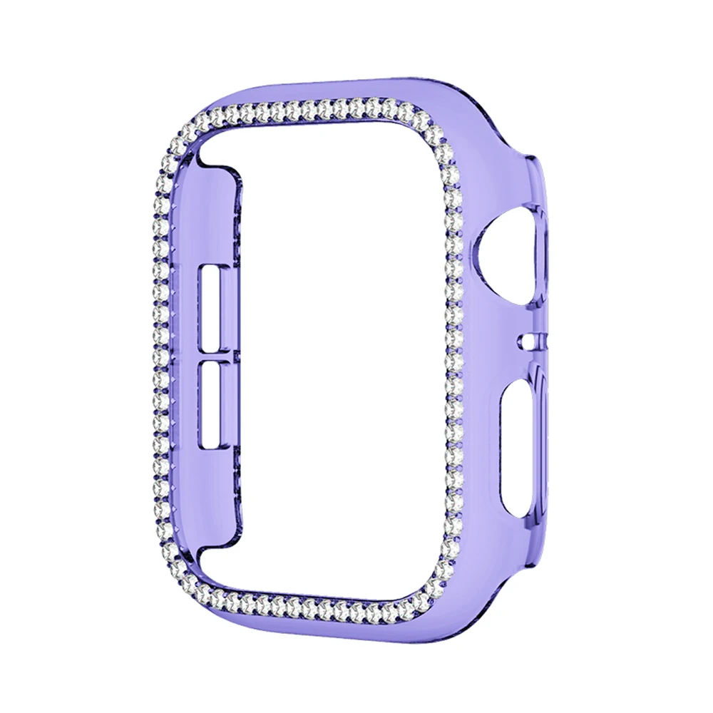 For Apple Watch Serie 6 5 4 3 2 1 SE 44mm 40mm 42mm 38mm iWatch Diamond Protector Case Bumper Cover For Apple Watch Accessorie