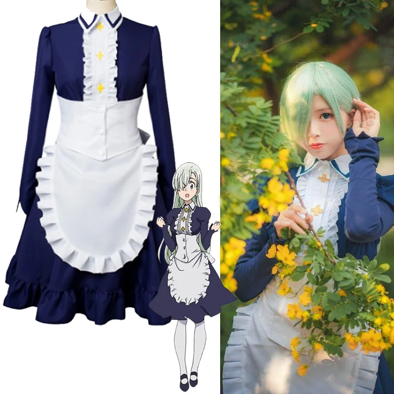 Такерлама семи смертных грехов сезон 2 Косплей Костюм Элизабет лионы платье