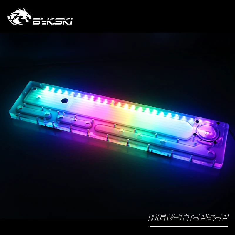 BYKSKI акриловый резервуар для воды для TT P5 компьютерный чехол 5 в rbw поддержка подключения к материнской плате Замена резервуара, RGV-TT-P5-P