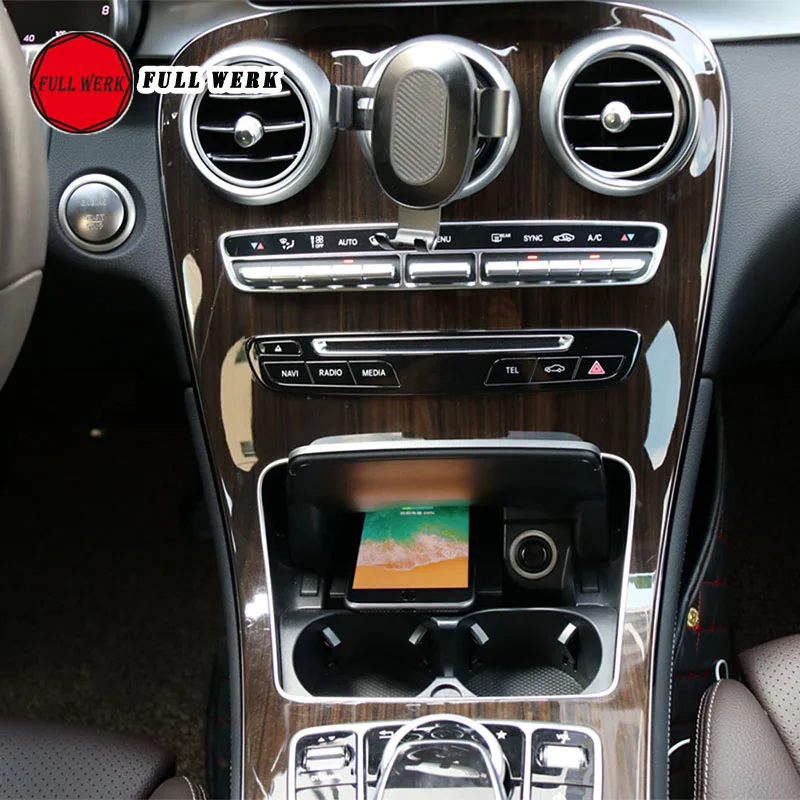 1 шт. 10 Вт автомобильное беспроводное зарядное устройство Держатель для быстрой