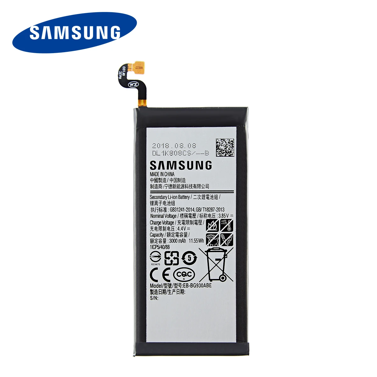 SAMSUNG-bater&iacute;a original EB-BG930ABE para SAMSUNG GALAXY S7, EB-BG930ABA, G930F, G930A/L/V, G9308, G930L, G930P + herramientas, 3000mAh-3
