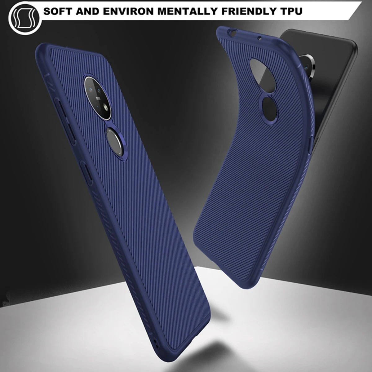 Moonmini для Nokia 7 2 6 чехол мягкий термополиуретановый устойчивый к царапинам