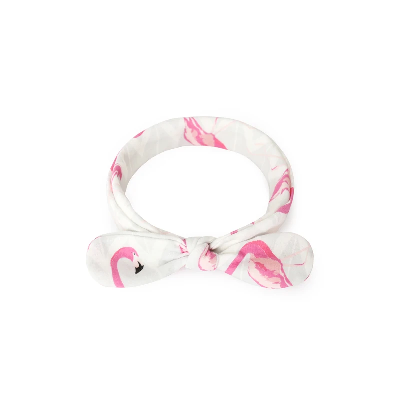 Аксессуары для волос маленьких девочек хлопковые повязки на голову с бантом и