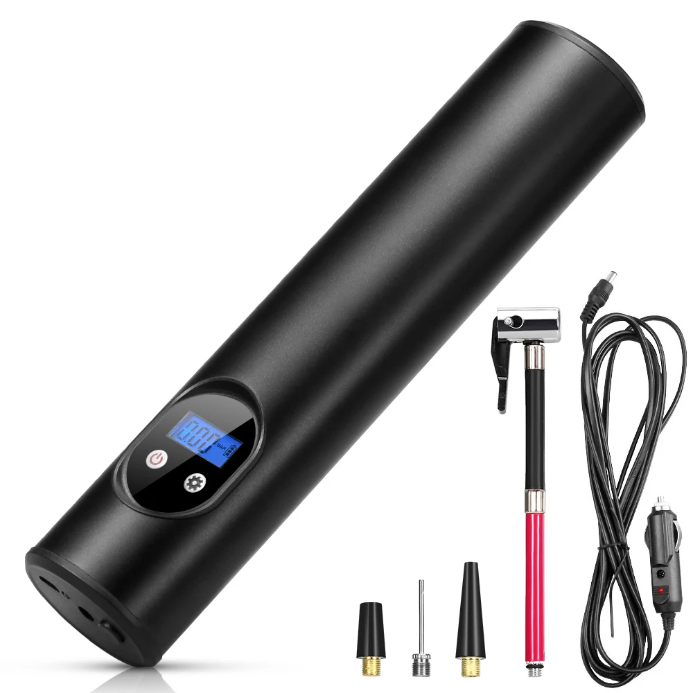 Велосипедный Электрический насос воздушный с неперезаряжаемым аккумулятором