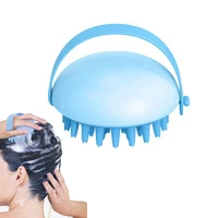 head massager shampoo brush outfit upgrade dry and wet hair scalp massage brush with soft silica gel brushmassage beauty tool