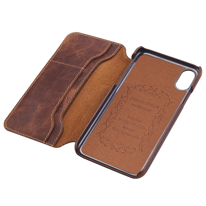 Чехол книжка Solque из натуральной кожи для iPhone X XS Max XR|case for iphone|wallet casecase |