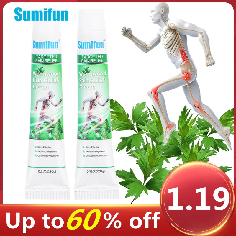 

1pcs 20g Sumifun Wormwood Pain Relief Ointment Chinese Herbal Medical Rheumatic Arthritis Cream Knee Joint Muscle Ache Balm