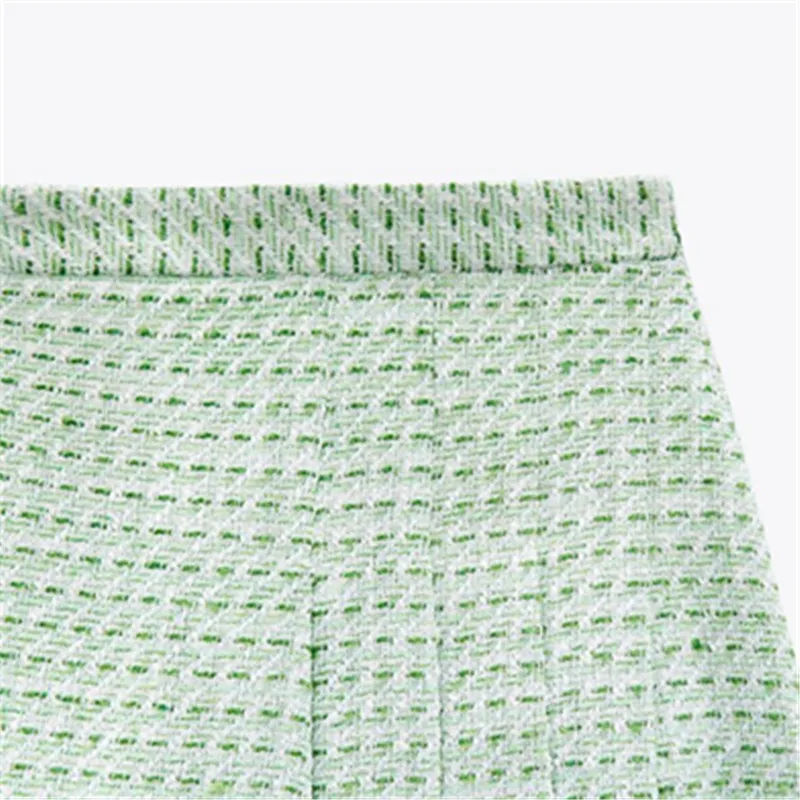 

ZA 2021 summer new European and American style fashionable western style all-match wide pleated high waist skirt A- Line skirt