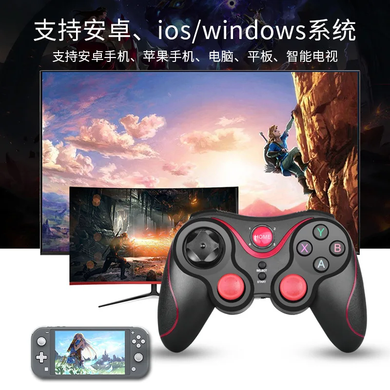 

Wireless Bluetooth 4.2 Game Handle Joy Stick Game Console For Android Mobile Phone TV Box And Computer Game
