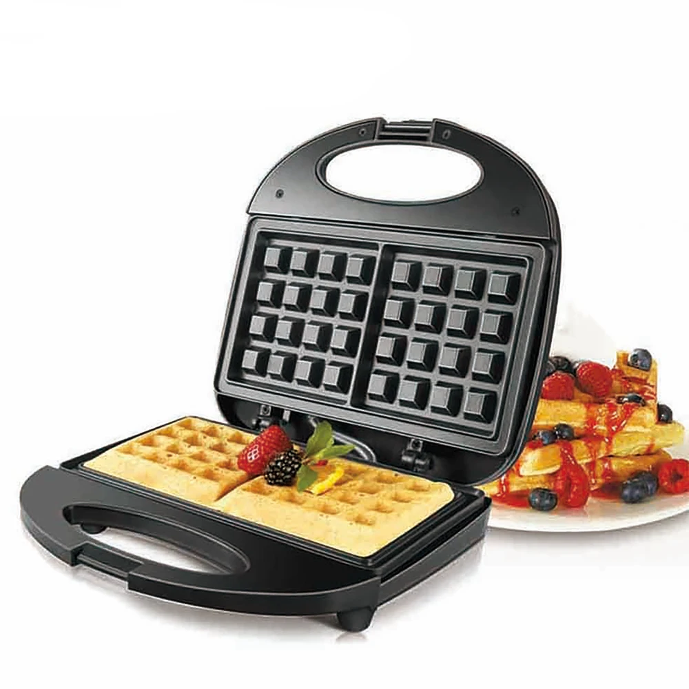 

Mini Portable Waffle Maker Machine Homease Electric Waffles Sandwich Maker DIY Baking Non-Stick Breakfast Machine