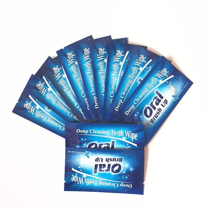 

200pcs / 100 pcs / 50 Deep Cleaning Teeth Wipes Teeth Whitening Aid Dental Brush Up Finger Wipe Tooth Cleaning Oral Hygiene Tool