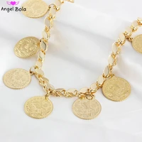 islam muslim gold jewelry fashion luxury coin womens bracelet gift party event accessories wholesale