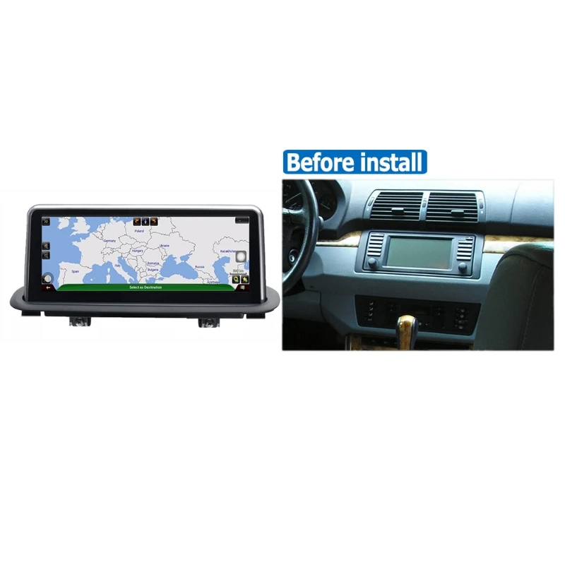 Автомобильный мультимедийный плеер NAVI для BMW 5 E39 1995 1996 1997 1998 1999 2000 2001 2002 2003 CarPlay TPMS