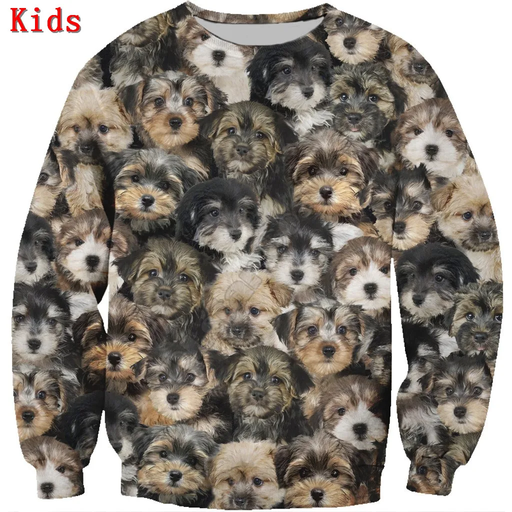 You Will Have A Bunch Of Irish Wolfhounds 3D Printed Hoodies Boy For Girl Long Sleeve Shirts Kids Animal Sweatshirt