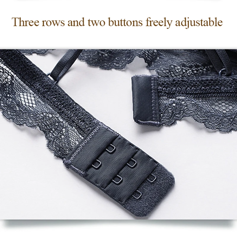 

Transparent Sexy Bra Set Lace Gather Wireless Underwear Thin Skin Friendly Bras Women Panties Breathable Briefs Female Lingerie