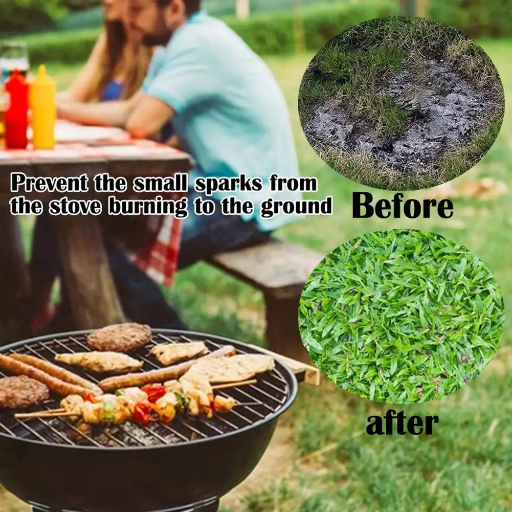 Огнестойкий коврик для гриля 4 размера ткань огнестойкий одеяло