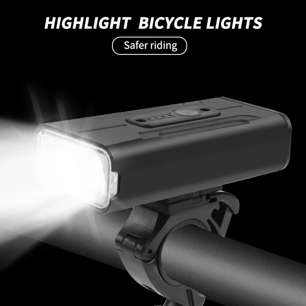 

Mountain Bike Head Light USB Charging Night Cycling Safety Warning LED Light Water proof Front Lamp Cycling Accessories