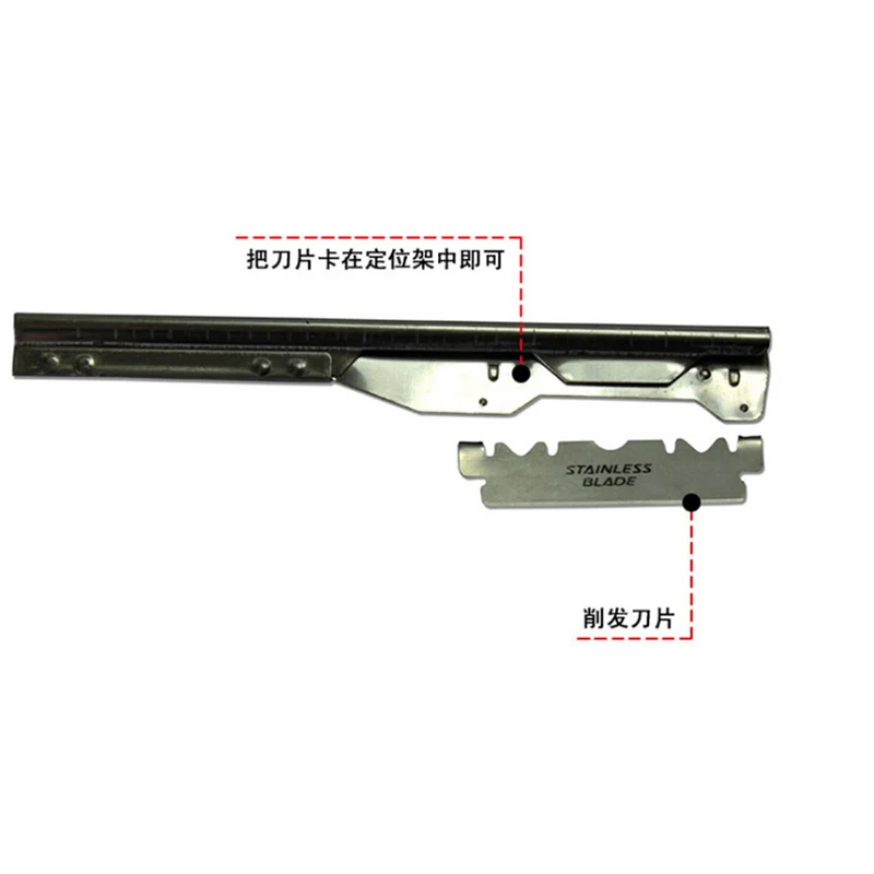 Черный складной держатель для ножей бритья мужские парикмахерские инструменты