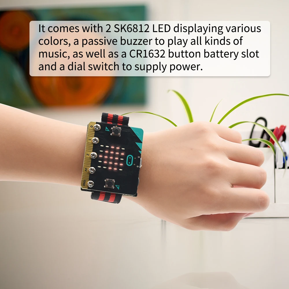 

Keyestudio Micro:Bit V2 Power Shield Module Kit for BBC Micro : bit V2 (NO Battery)