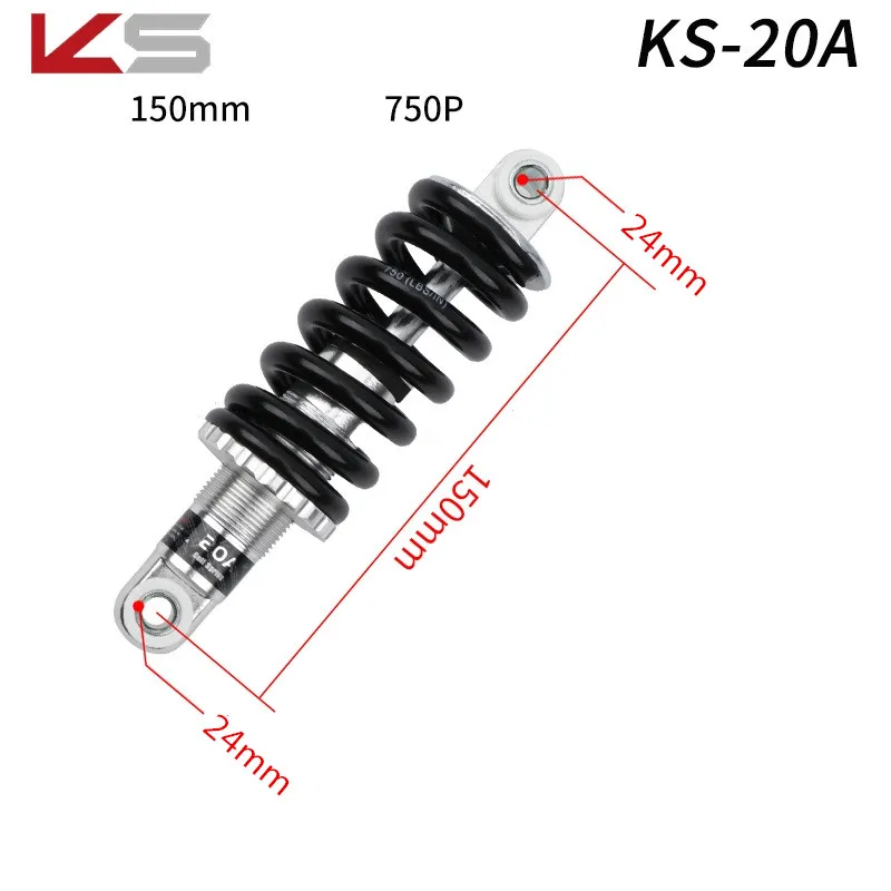 KS амортизатор MTB горный велосипед задний Амортизатор Пружина демпфера 120-190 мм