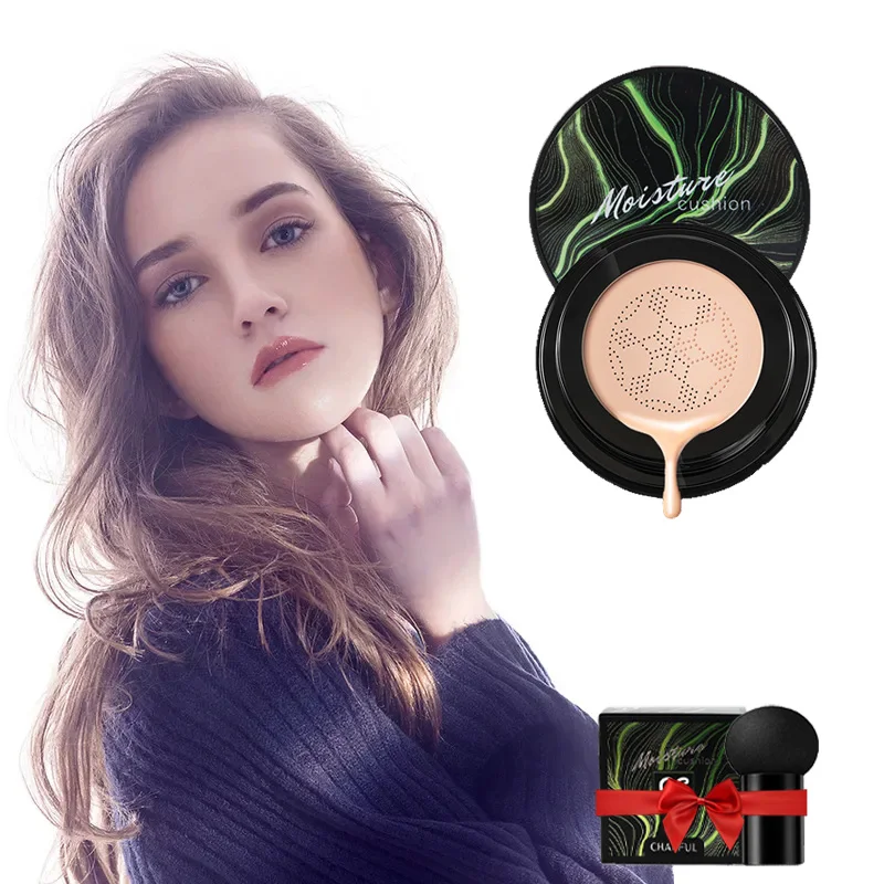 

Cushion Cream Repair Concealer Isolation Liquid Foundation Waterproof and Sweatproof CC Cream Cosmetics Makeup Foundation Gift