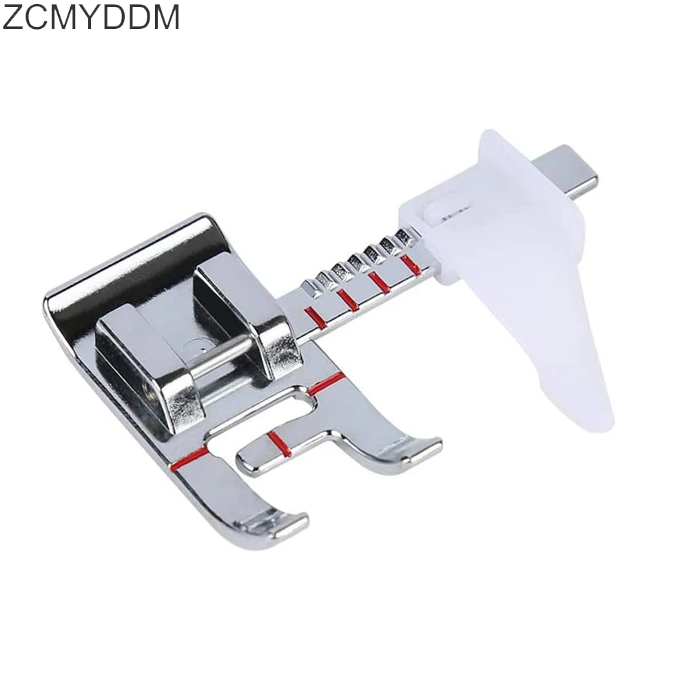 

ZCMYDDM 1PC Adjustable Guide Sewing Machine Presser Foot for Low Shank Domestic Channel Quilting Household DIY Sewing Tools