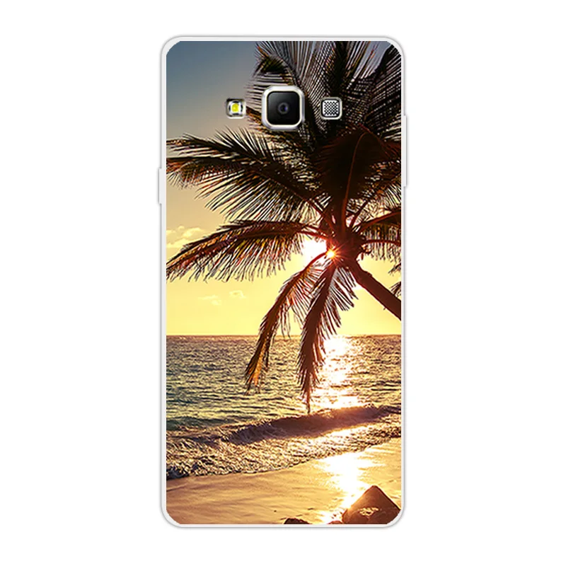 Ультра тонкий чехол для Galaxy S6 Edge Plus SM-A700F SM-J700F SM-A320F модный прозрачный чехол для телефона для J7 A3 A7 - Цвет: 02
