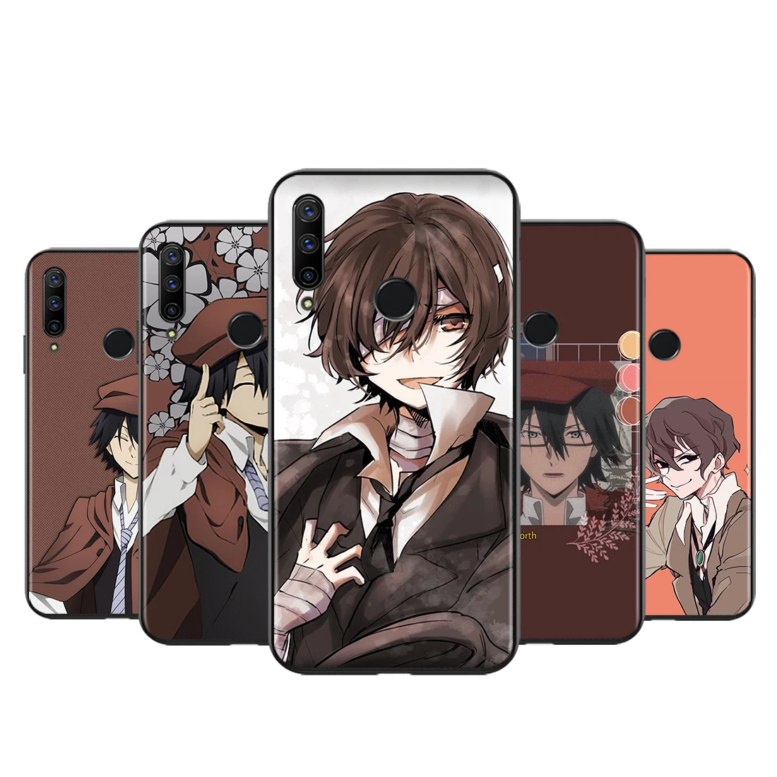 

Japan Anime Bungou Stray Dogs For HUAWEI Honor 9N 9X 9i 8X 8A 7S 7A 7C Play 3E Pro 2020 Silicone Black Soft Cover Phone Case