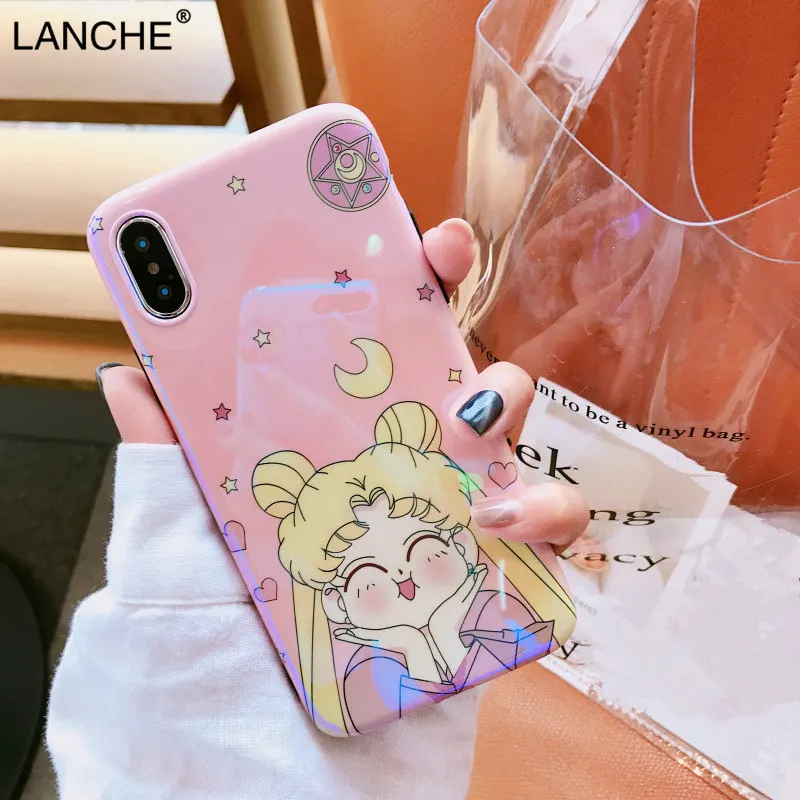 LANCHE для Xiao mi Red mi Note 7 mi 8 9 se 6X чехол Blu-Ray японский Сейлор Мун Аниме Мягкий силиконовый чехол для телефона Coques Capa