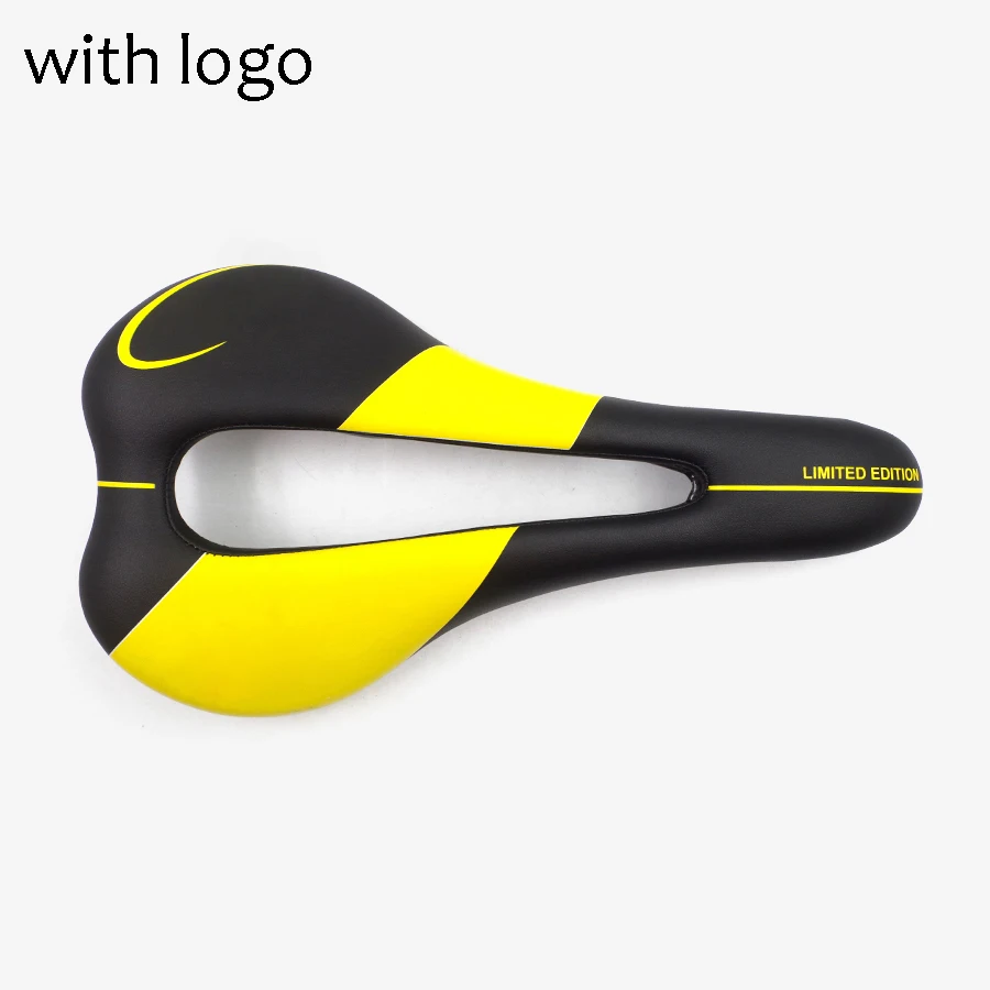 yellow Italia велосипед полностью углеродная седловая дорога MTB сиденье для горных велосипедов Selle SuperFlow углеродное волокно широкое комфортное седло гоночная велосипедная часть - Цвет: yellow