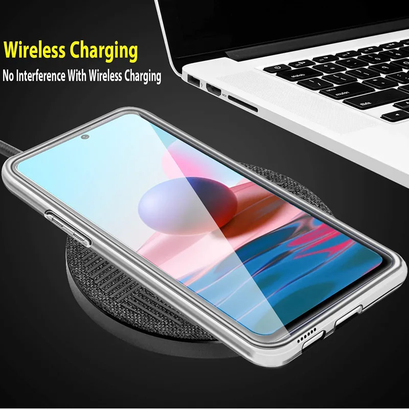 360 degree clear full cover case for xiaomi redmi note 10 10s 9 9s 8t 9t pro max 9at 9a 9c mi 10t poco x3 m3 f3 nfc pro 11i 11 free global shipping