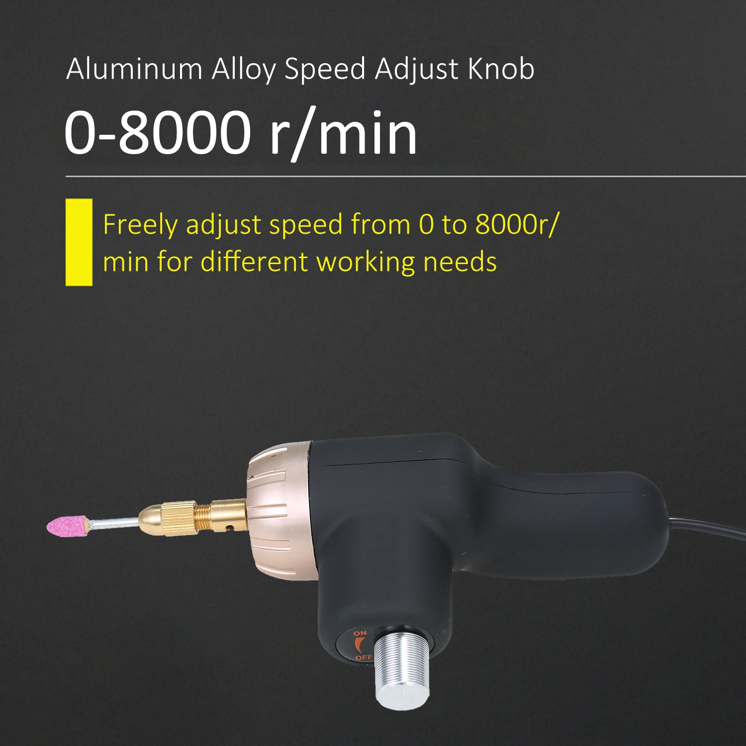 Электрический Роторный гравировальный инструмент 24 Вт полировщик с