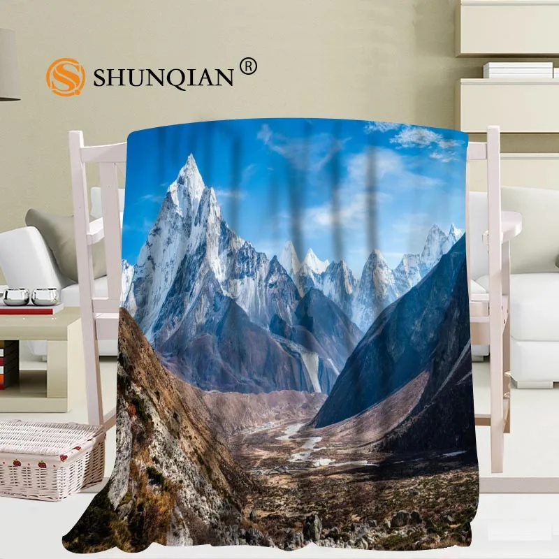 Comprare Montagne Personalizzate Himalaya Coperte Di Corallo Divano Da Viaggio Coperte Di Falafel Morbido Soffice Caldo 56x80 Pollici 50X60inch 40X50inch