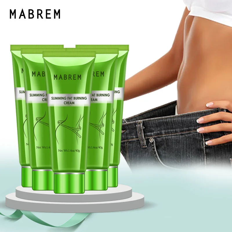 

5PCS MABREM Slimming Body Cream Anti Cellulite Weight Lose Anti Winkles Firming Shaping Slim Curves Whitening Body Cream 35g