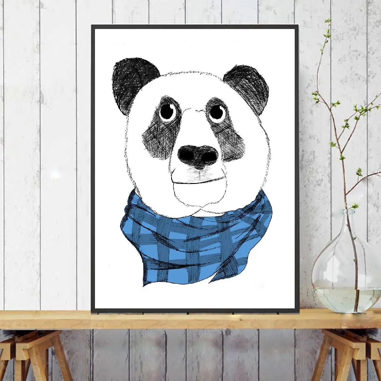 Господин панда холст картины настенная живопись животное печать на холсте